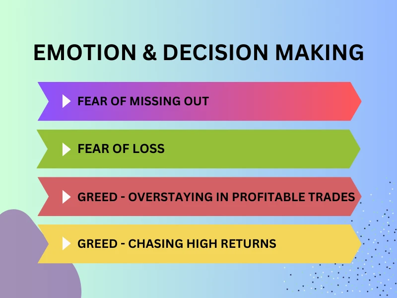 infographic of emotion and decision making